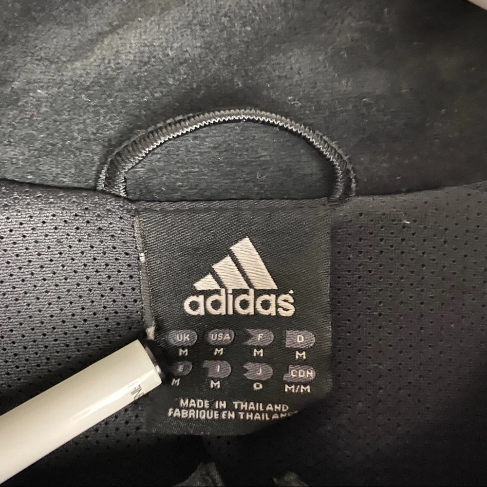 Adidas Black Velvet Jacket Mens Size Medium